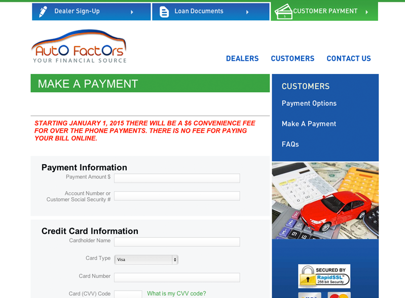 AutoFactors3 Chrein  Design, Development, Maintenance, Support